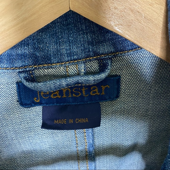 Vintage 90’s Mini Cropped Denim Vest - Picture 4 of 6